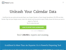 Tablet Screenshot of gcal2excel.com